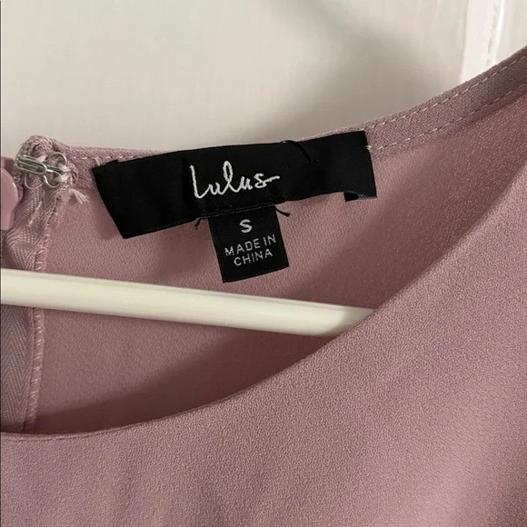 NWT Lulu's On Track Mauve Pink Purple Sleeveless Midi Jumpsuit Size Small - Picture 3 of 6